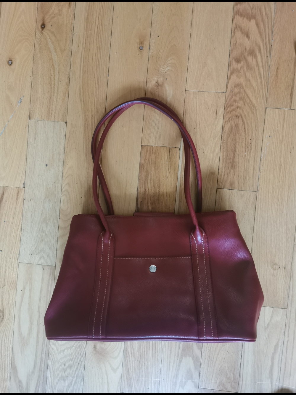 Liz Clairborne red tote bag